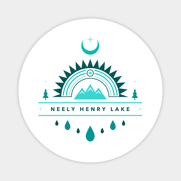 neely henry lake boho Magnet by LeapDaze